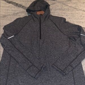 Men's Lululemon Gray Hooded Sweater size XXL